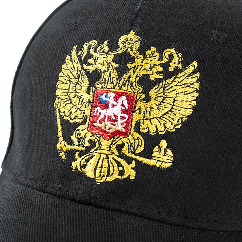 Новинка унисекс хлопок уличная бейсболка герб России вышивка Snapback модные спортивные шапки для мужчин и женщин Кепка Патриот