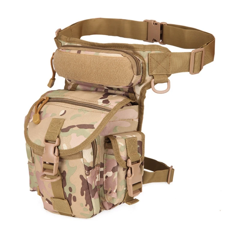 Новая тактическая поясная сумка, сумка для ног, инструмент для кемпинга, походов, походов, военного плеча, седло, ткань Оксфорд, многофункциональная упаковка - Цвет: 2
