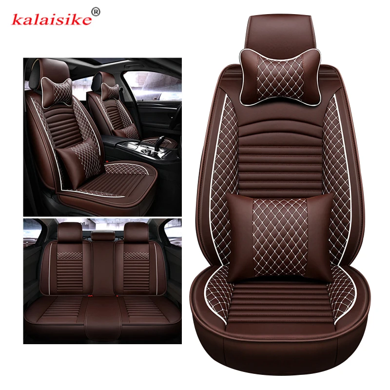 Kalaisike Leather Universal Auto Seat Covers For Buick All
