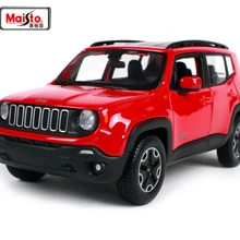 Maisto 1:24 Jeep Renegade City SUV джип Кроссовый автомобиль литая модель автомобиля игрушка для детей Подарки