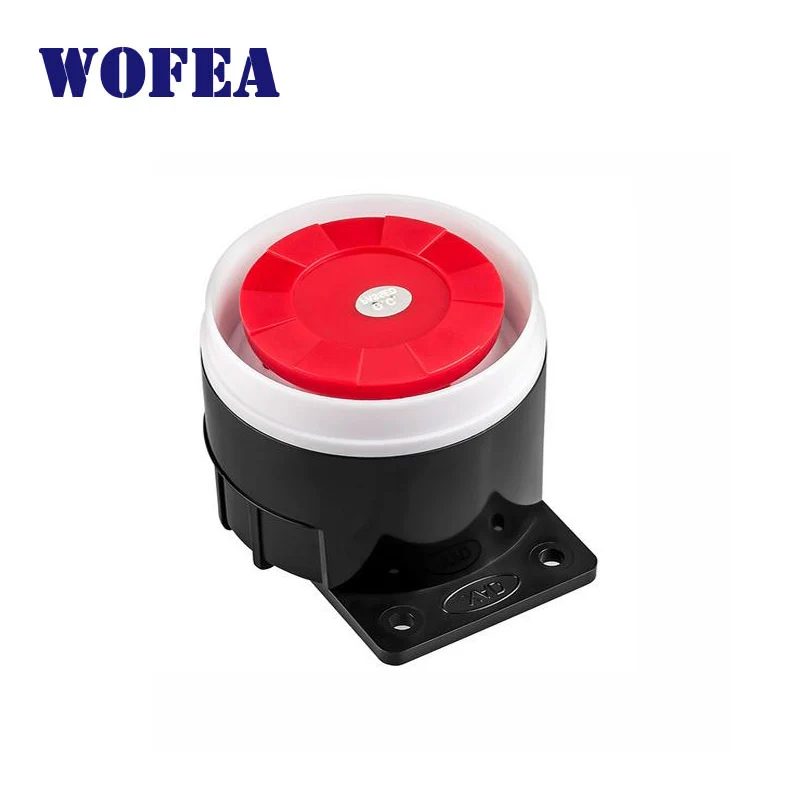 Free shipping Mini Wired Siren Horn For Wireless Home Alarm Security System 120 dB loudly siren for alarm system afbeelding
