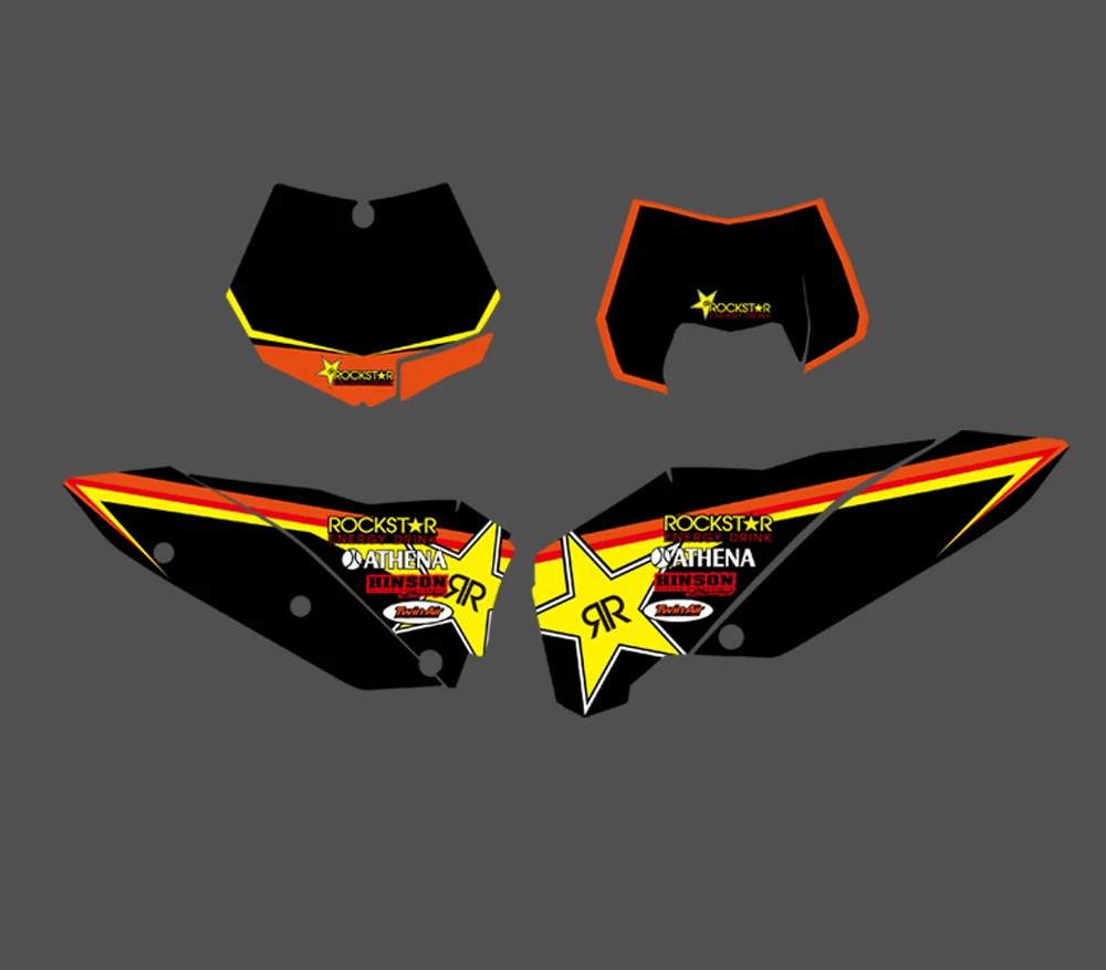 Набор стикеров для KTM 125 150 200 250 300 350 400 450 500 505 520 XC SX SXF EXC XCW XCF EXCF 2007 2009|sticker kit|decal kitdecal