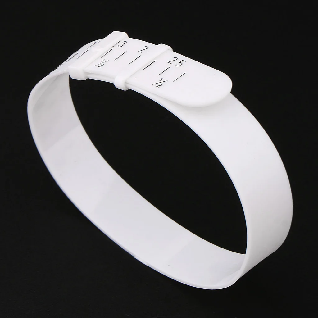 Plastic Bracelet Gauge For Jewelry Sizing Bracelet Bangle Millimeters Sizer Adjustable Sizing Band Jewelry Tools