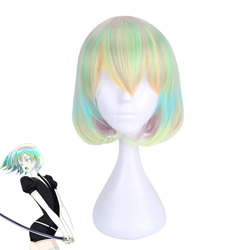 

Land of the Lustrous Diamond Wig Cosplay Costume Houseki no Kuni Women Short Hair Synthetic Hair Party Role Play Wigs