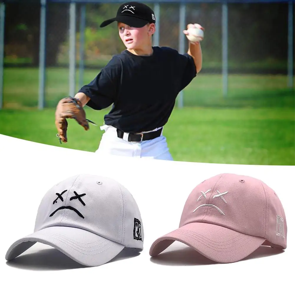 Бейсбольная кепка модная забавная с выражением лица мягкая верхняя крышка нейтральное средство для защиты от солнца Мужская и Женская Хип-хоп шляпа#4
