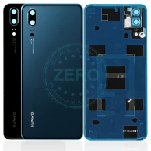 Для huawei P20 задняя Корпус батареи для huawei P20 задняя крышка аккумулятора камера Стекло Замена Ремонт Запасные части