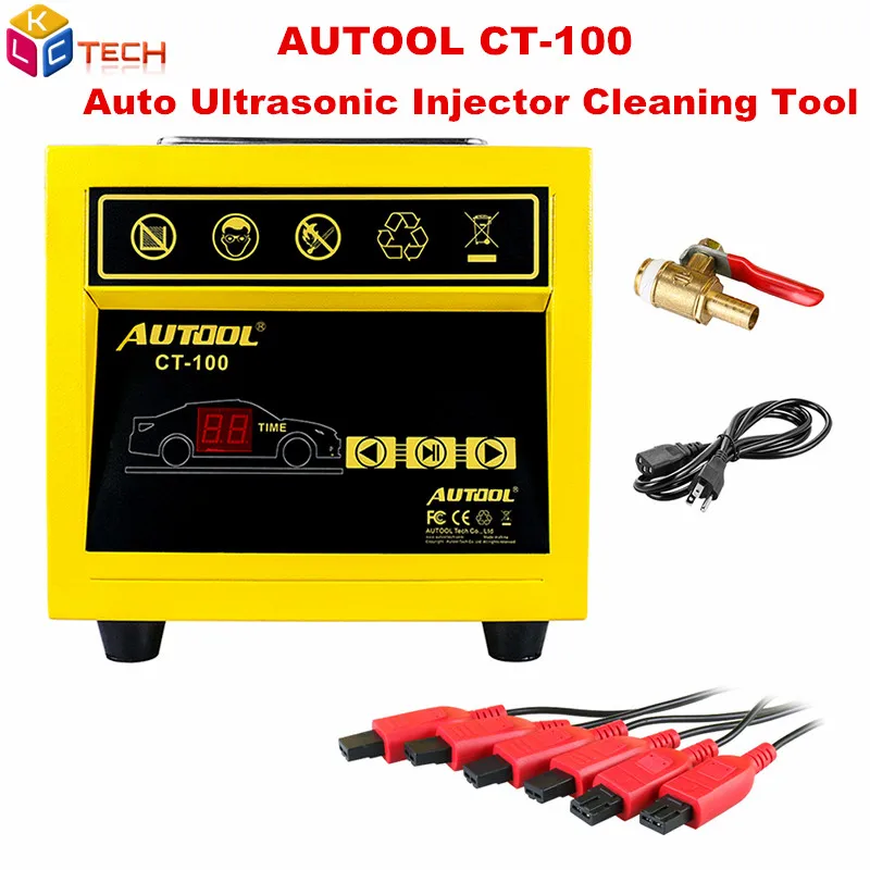 Original AUTOOL CT 100 Auto Ultrasonic Injector Cleaning Tool CT100