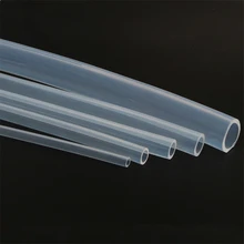 ID 0,5/0,8/1/1. 6 mm x OD 1/1. 5/2/3mm Tubo de silicona transparente trompeta de calidad alimentaria manguera transparente capilar tubo de silicona fina