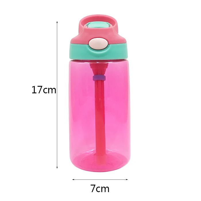 Plastic water bottle With Straw (16)