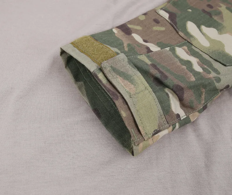 Тактическая камуфляжная Военная футболка для мужчин Мультикам США армейская рубашка штурмовая камуфляжная униформа для страйкбола футболка