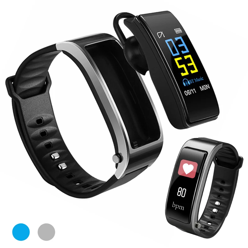 TapicRay Smart Band Bluetooth Earphone Y3 Plus Fitness Tracker Color Headset Heart Rate Monitor Bracelet Passometer Wristband |