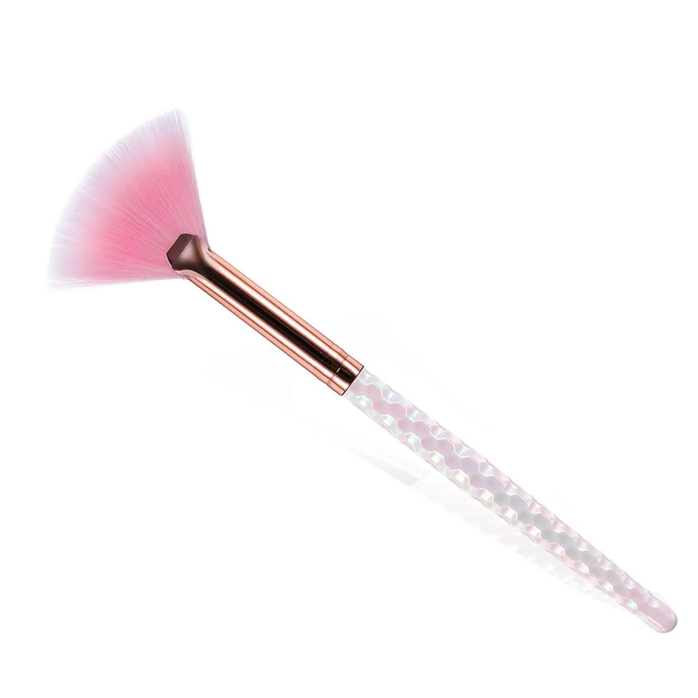 

1Pc makeup Brush Make Up 15cm No fading durable No lint soft Portable pink fashion Foundation Cosmetic Concealer Blusher Brushes