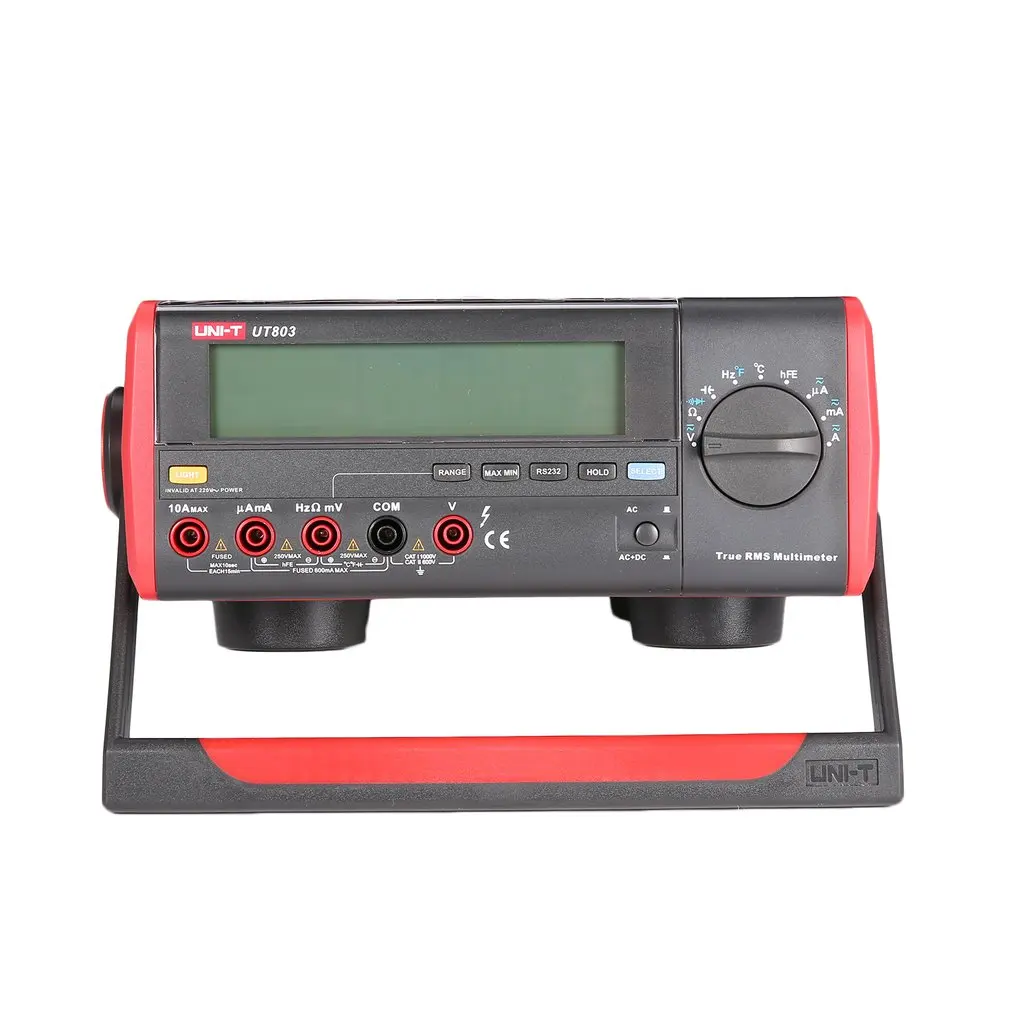 

UNI-T UT803 Digital Bench-type Multimeter DC/AC Voltage Current Meter Voltmeter Diode Triode Tester Multitester True RMS