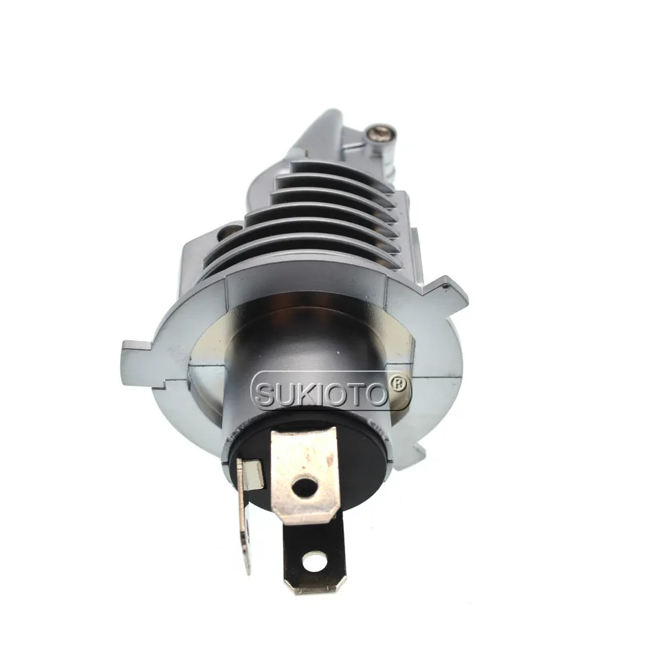 SUKIOTO 2PCS LED H4 LED Headlight Super Bright h4 hi lo Projector lens bulb kit 35W 6500K Super Bright Car styling Accessories (23)