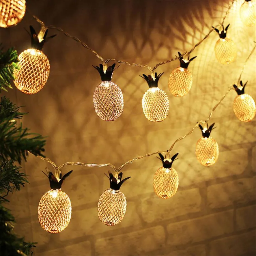 DIY Pineapple Decoration Lights For Wedding Garden Party 1PC 20LED