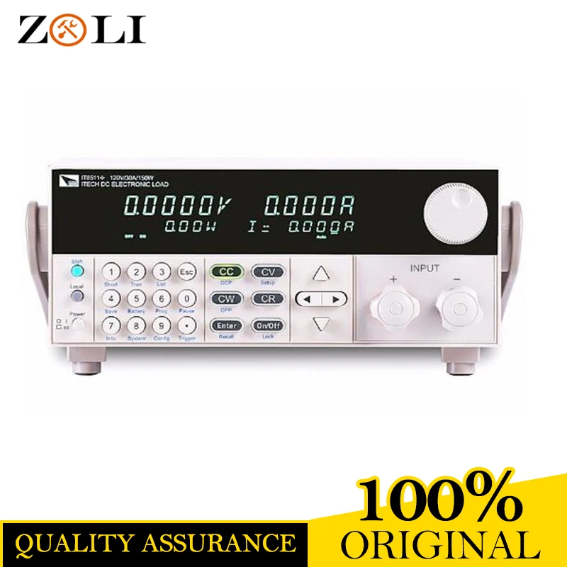 

2018 ITECH IT8511+ DC Electronic Load 120V / 30A / 150W Battery Tester Load Meter ITECH IT8511+ Digital Programmable Free DHL