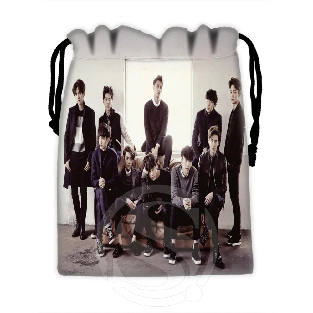 Custom EXO 2 drawstring bags for mobile phone tablet PC packaging Gift Bags18X22cm SQ00729 H0605