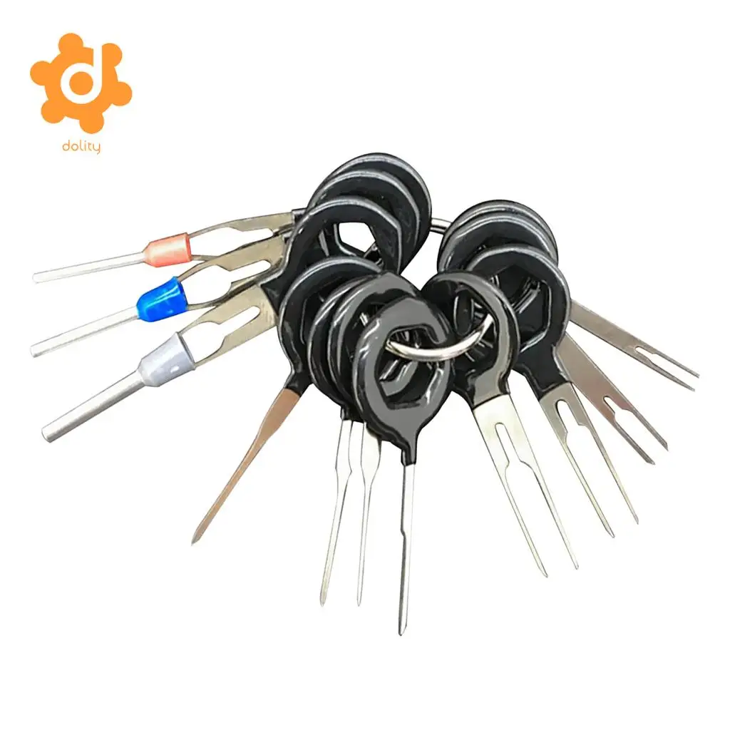 dolity 11 Pieces Car Electrical Connector Terminal Pin Extractor Removal Tool Kit 