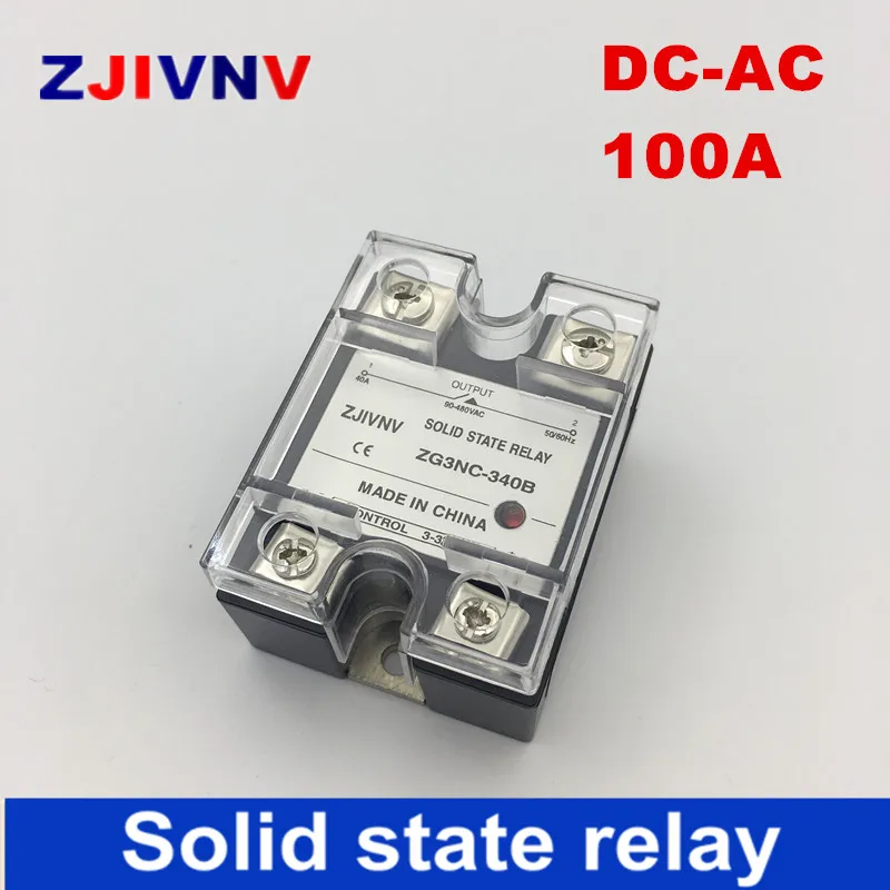 Aliexpress.com : Buy single phase 100amp solid state relay SSR DC to AC