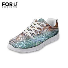 FORUDESIGNS/новые женские туфли на плоской подошве с серпантиной поверхностью; женская повседневная обувь на плоской подошве; дышащая удобная женская Обувь На Шнуровке Для Прогулок