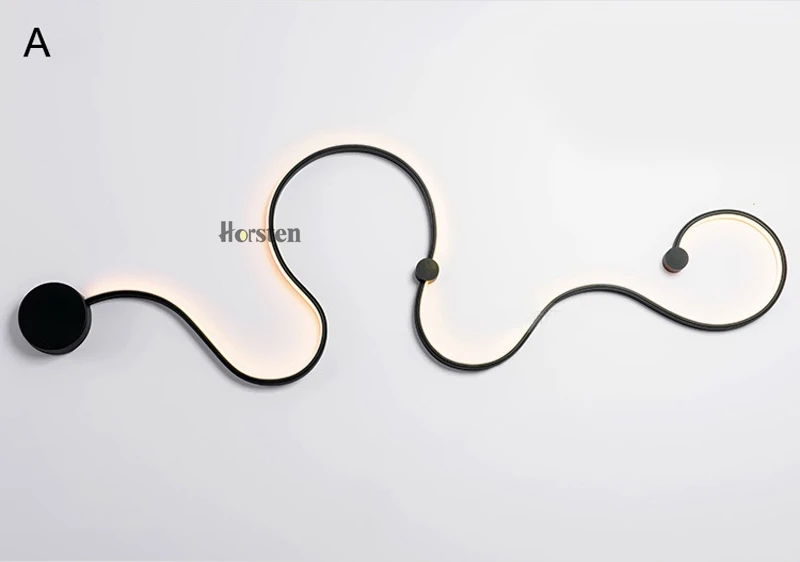 Creative Postmodern Minimalist LED Wall Light Personalized Nordic Wall Lamp For Bedroom Living Room Corridor Hotel Restaurant (11)