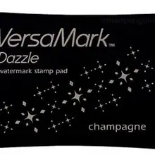 Tsukineko Inkpads Versamark чернила для водяного знака Pad шампанского золота VMD-003 Японии