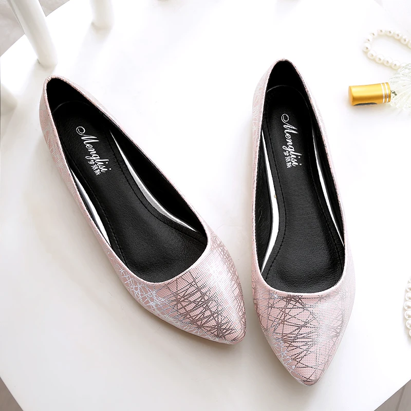 mls Bout Bling En Bateau Lady De Rose Ballets Cuir Pointu 14 La mls Souple Chaussures mls Appartements 516 Sur Pink Glitter Slip Plus Pourpre Mocassins Mls Taille Silver Purple Mariage Femmes Black xAqw8OvA