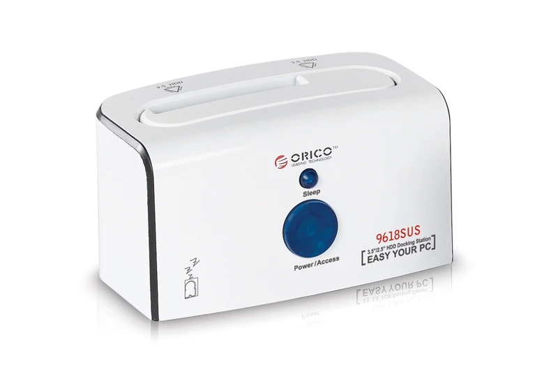 new Orico 9618sus white limited edition hard drive perfect 3tb usb esata USB 2.0 &amp eSATA intelligent sleep Disk Dock Black |