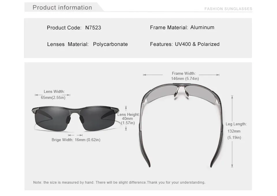 Kingseven Брендовые мужские очки, поляризованные солнцезащитные очки с покрытием, мужские солнцезащитные очки, женские очки, очки ночного видения, очки для вождения 7523