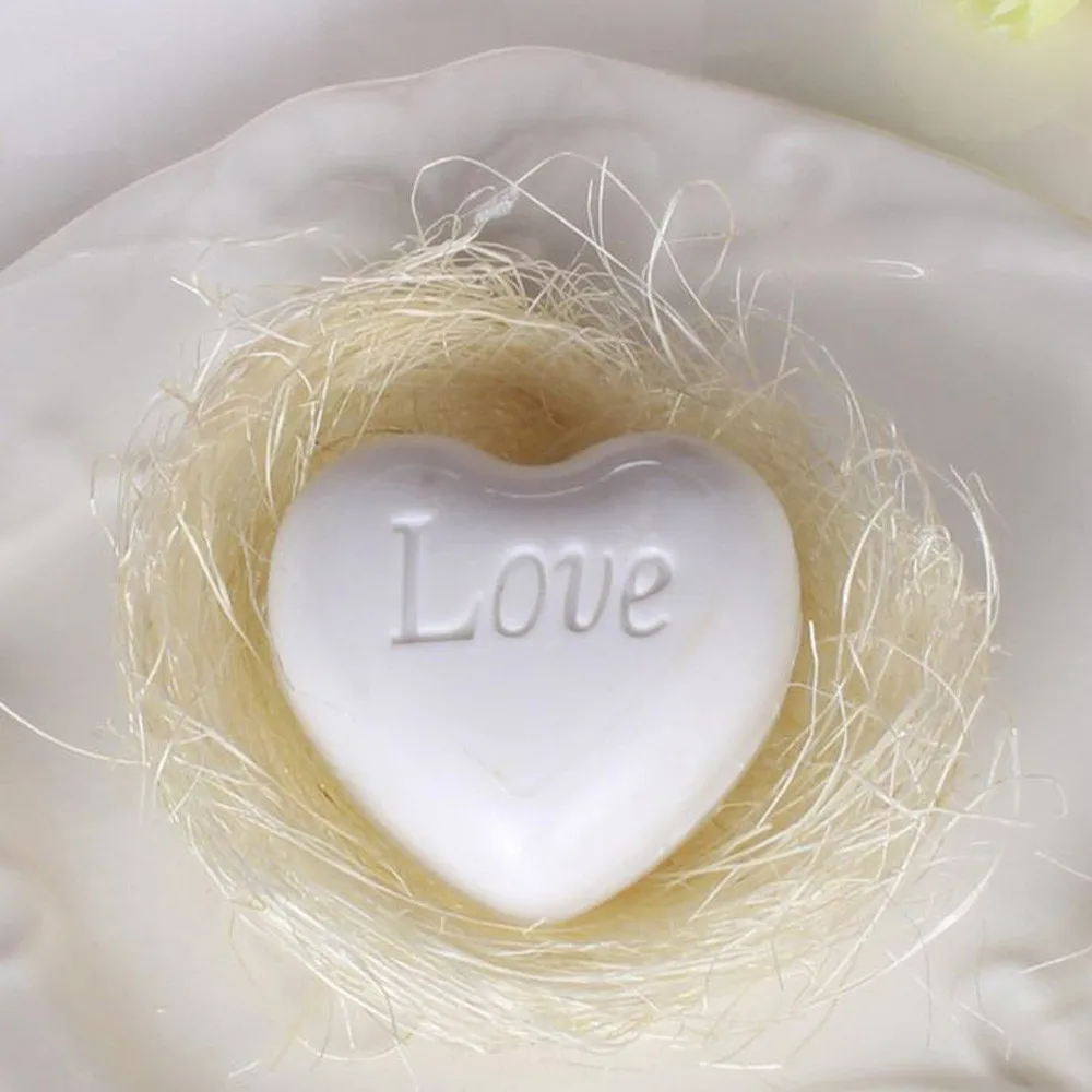 Ручной работы любовь в форме сердца дизайн мыло для ванной Свадебная вечеринка любовь подарок на день Святого Валентина очищающий