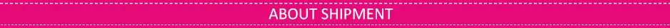 About shipment