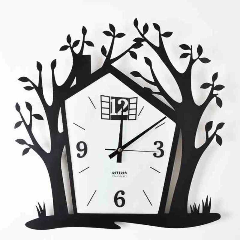 

Unique Creative Wall Clock Modern Design Quartz Digital Wall Clock Silent Fashion Office Pared Grande Horloge Murale Home 50C376