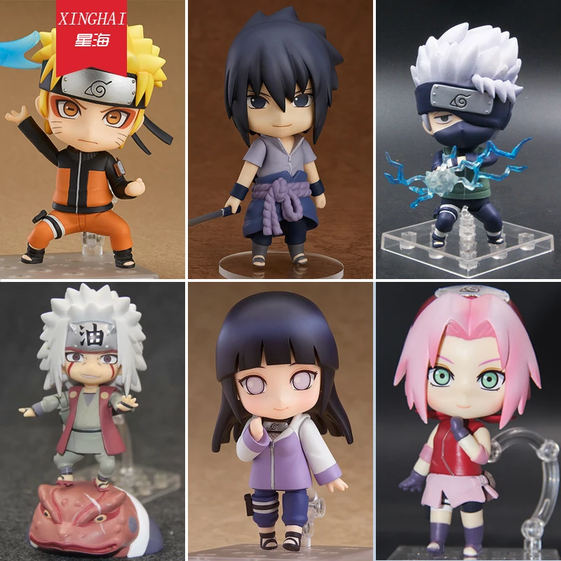 

2019 10cm Japanese anime figure Nendoroid Naruto 682 Sasuke Uchiha 707 Uchiha Itachi 820 Jiraiya 886 Sakura 833 Gaara 956