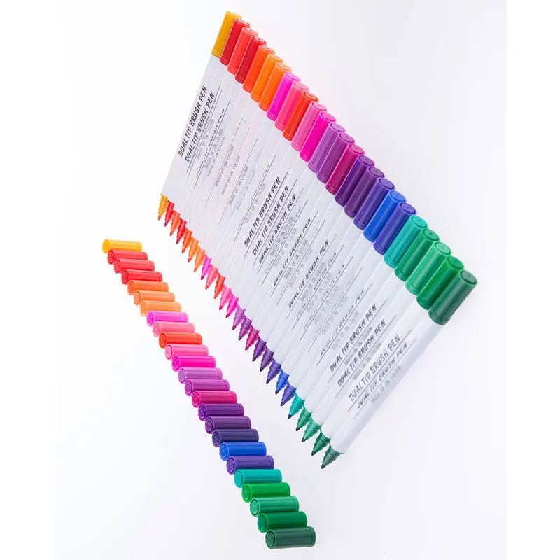 

Dual Headed Artistic Marker Pen Sketch Double Line Colored Children Arquitectura Manga Drawing Watercolor Markers Set