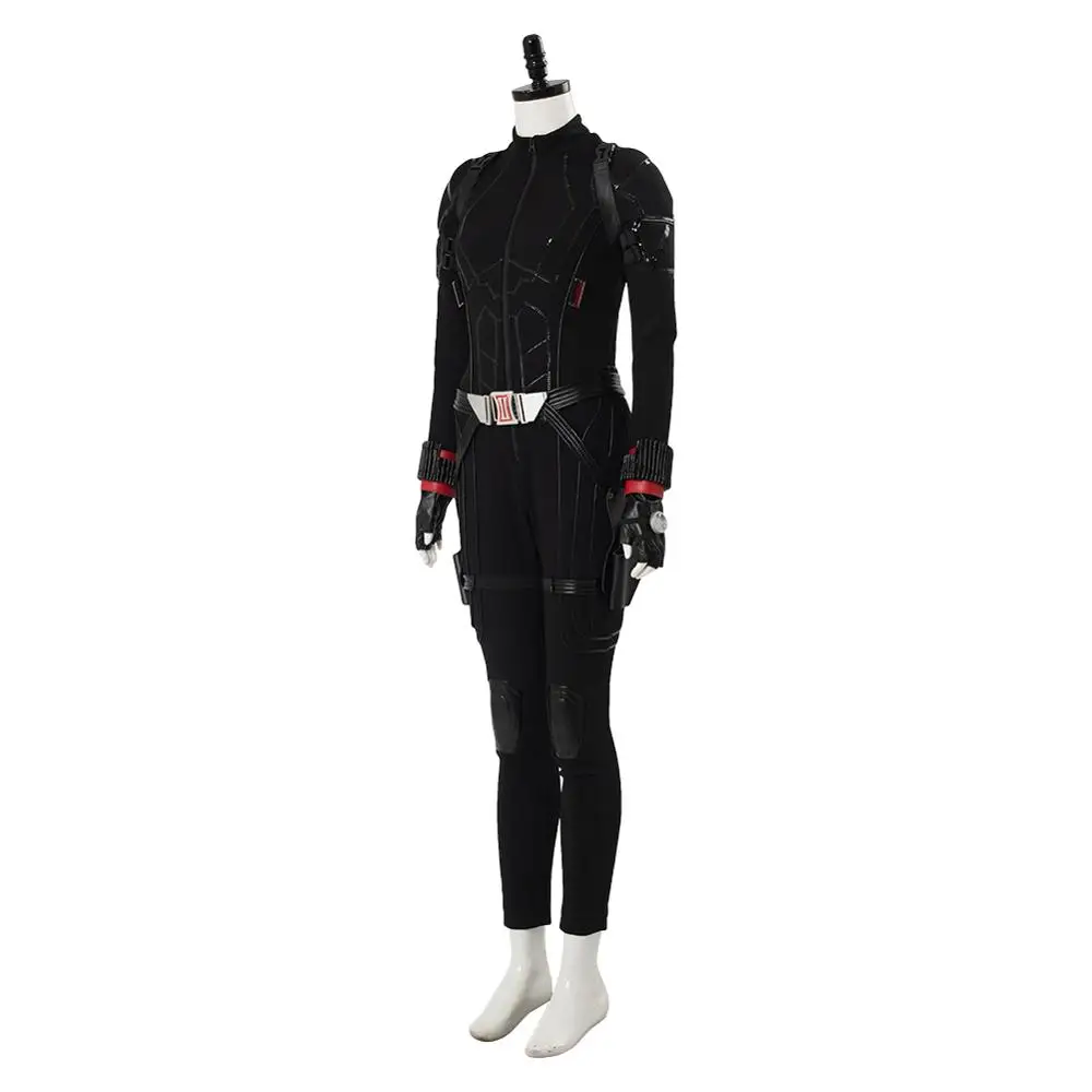 Custom Black Widow Costume Shoes Boots for Women - Avengers 4 Endgame Cosplay Natasha Romanoff Jumpsuit Outfit - Halloween Costume image 4