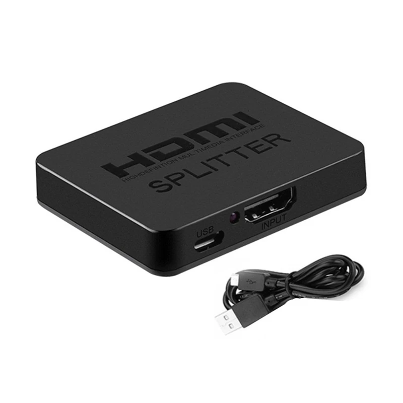 DOITOP полный HD4K HDMI сплиттер 1X2 2 порта ретранслятор усилитель концентратор 3D 1080p 1 в