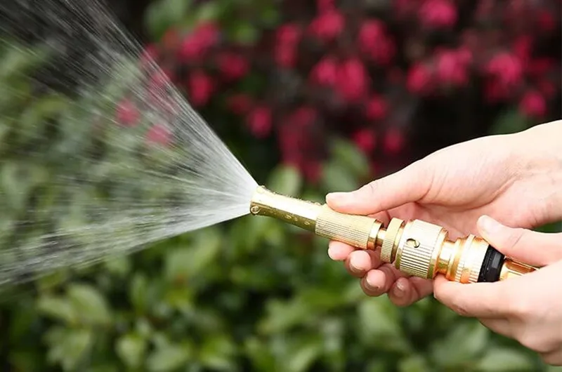 3 шт. водяной пистолет наконечник-распылитель для мытья поверхностей садовые инструменты полив орошение воды опрыскиватель полный медный Сад Вода X701
