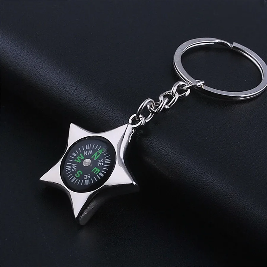 Star Pendant 1PC Keychain Heart Key Ring filled Lovers Love Chain Souvenirs Valentine's Day Xmas Gift Llavero | Украшения и