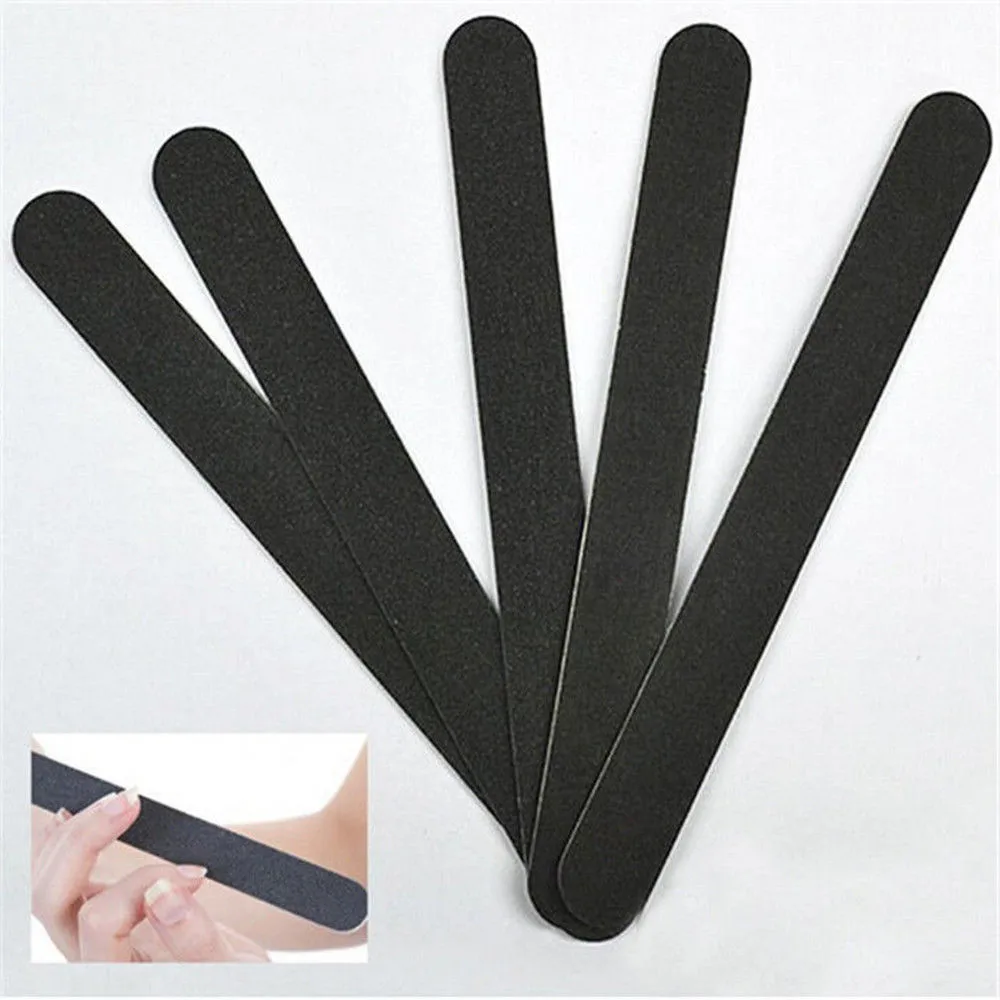 

Black Nail Art Sanding Files Polish Acrylic Block Buffer Manicure Tips Tools