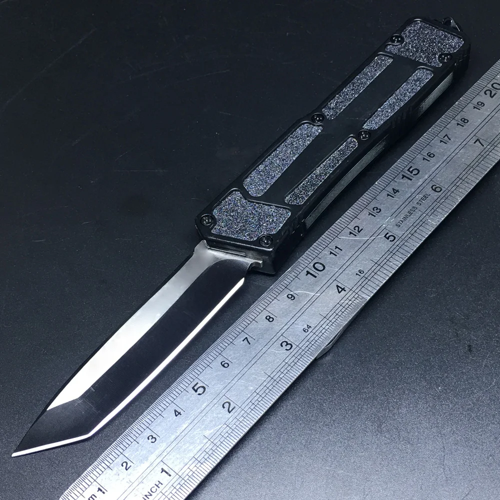 J&J Scarab tanto blade Combat Knives 440C blade Zinc Aluminum Handle