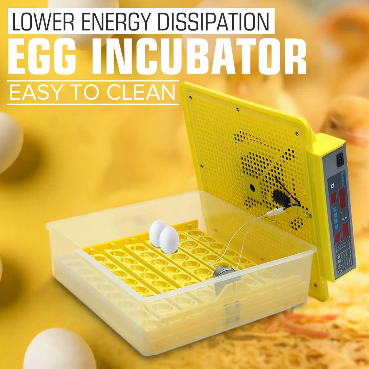 56 яйцо Брудер цифровой полностью автоматический инкубатор поворота курица утка влажность контроль температуры новая инкубационная машина