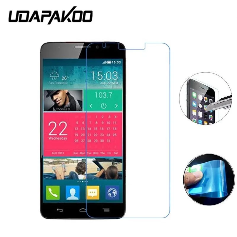 

Nano Explosion-proof Soft Glass Screen Protector Front Protective Film for Alcatel One Touch Idol X TCL S950 6040 6040A 6040D