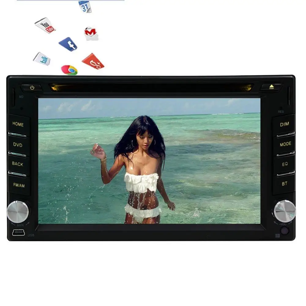 

DVD Player Android 6.0 Autoradio Stereo in Dash GPS Navi 2 din Vehicle Entertaiment Video Audio wifi Online Surfing Dual Camera