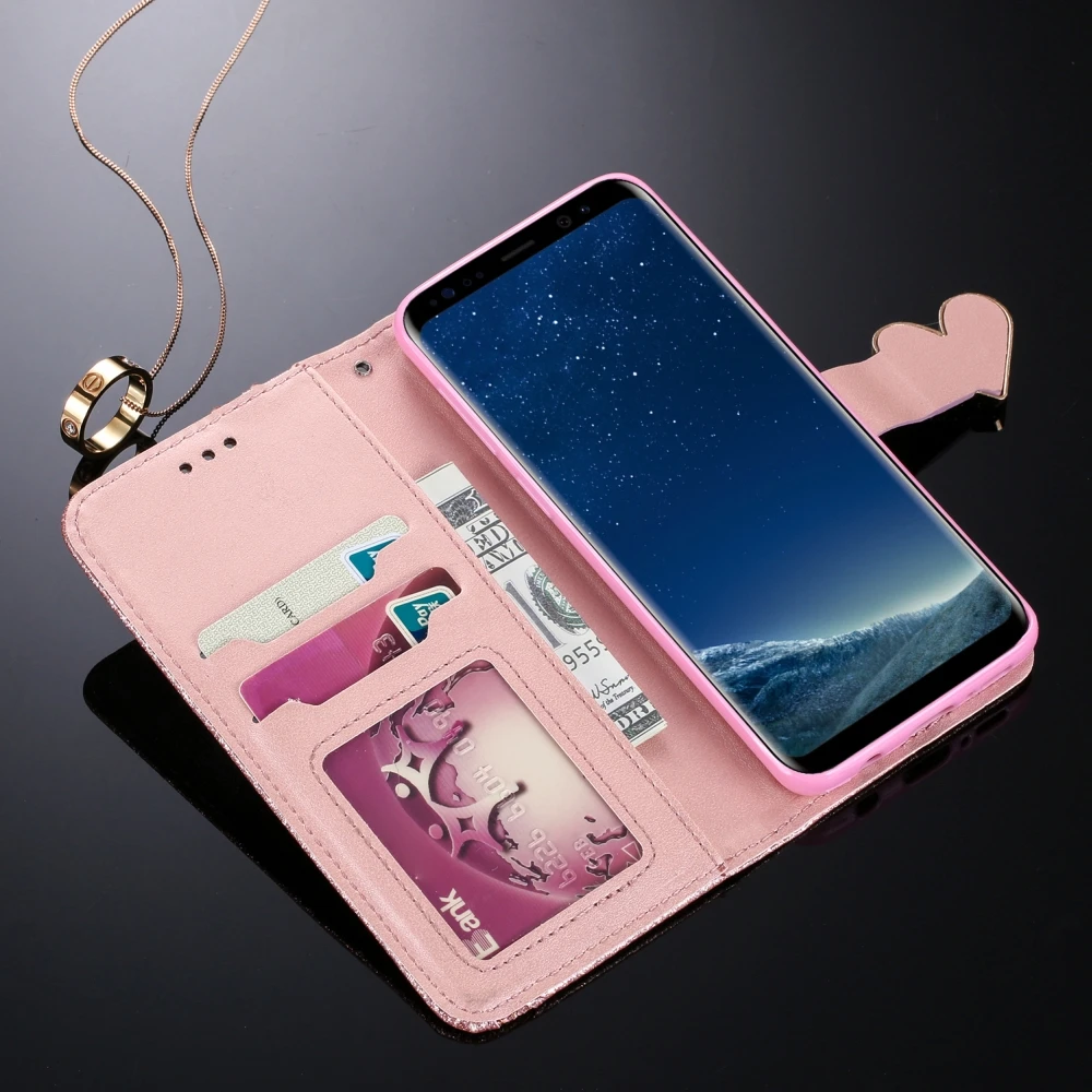 L FADNUT для Samsung A7 2018 чехол A5 A6 Plus A8 с откидной крышкой и подставкой кожаные чехлы Galaxy