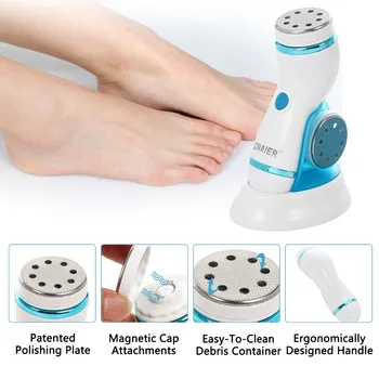 

4 in 1 Electric Foot File Pedicure Kit Callus Remover Tools Exfoliating Prevent Dead Skin Manicure Skin Care Tool Set AE-909