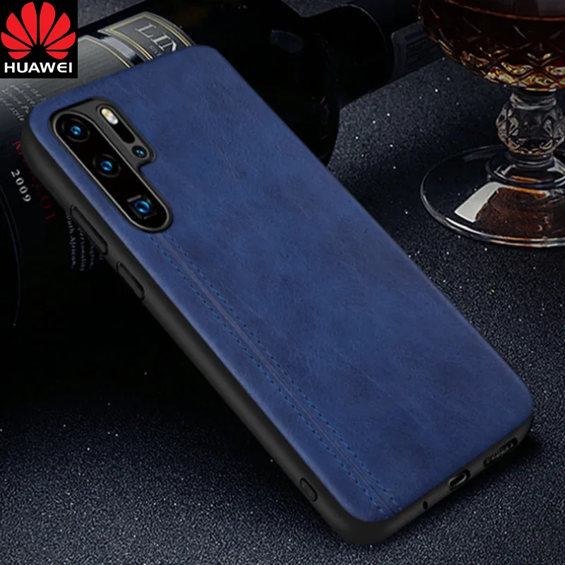 Чехол Huawei P30 pro для P30/P30lite P20/p20 pro/P20 lite и P10/P10 plus высококачественный деловой кожаный