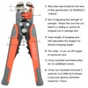HS-D1 D4 AWG24-10 0.2-6.0mm2 3 in 1 Multifunctional automatic Stripping  pliers Cable wire Crimping Cutting wire cutter stipper ► Photo 2/6