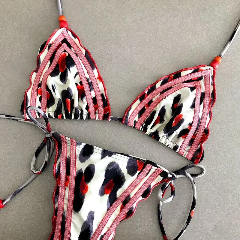 

MESTER CHEN New Bathing Suit Bandage Swimwear Sexy Bikini Two Piece Swimsuit Women Beachwear Summer Biquini