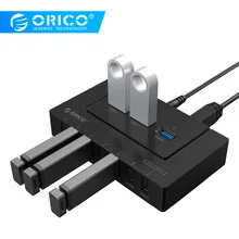 ORICO 10 портов USB2.0/USB3.0 концентратор 5 Гбит/с суперскоростная передача для Windows Mac OS и Linux