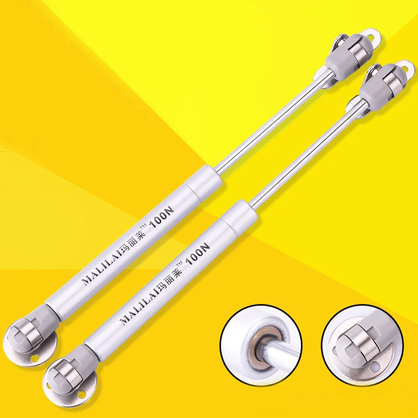 

100N /10kg Copper Force Cabinet Door Lift Support Gas Strut Hydraulic Spring Hinge Kitchen Cupboard Hinge Furniture Hardware